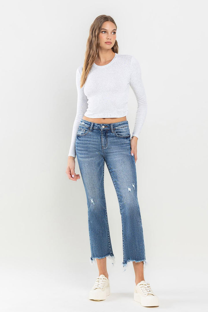 Stilla | Mellemhøj Slidser Hæm Jeans