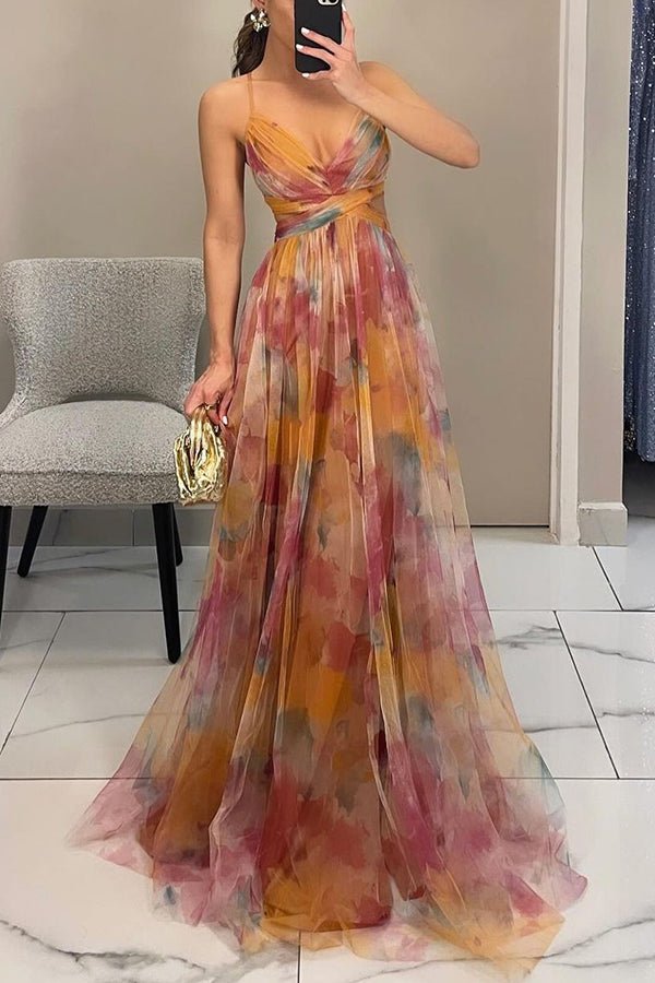 Skovae | Elegant Maxikjole i smukt blomsterdesign