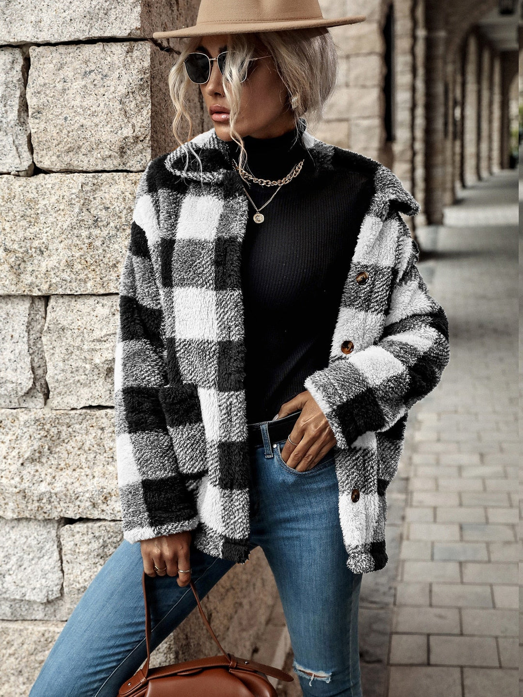 Stilla | Flanneljakke med knapper - Komfortabel & Stilfuld Dameovertøj