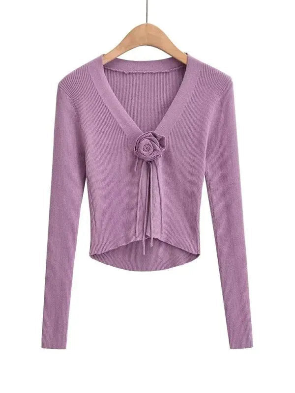Stilla | Knot Dame Strikjakke Pullover