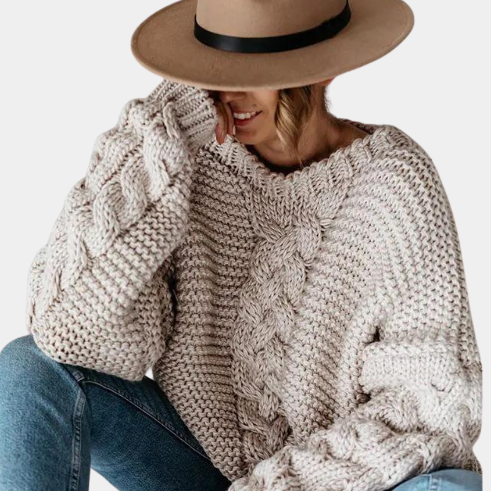 Stilla | Moderigtig Strikket Sweater til Kvinder