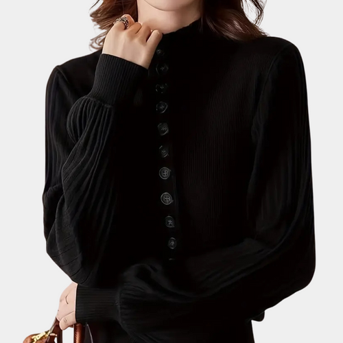 Stilla | Elegant Strikket Cardigan med Knapper til Damer