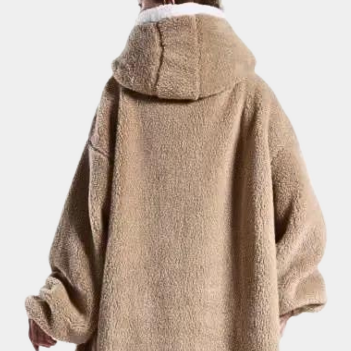 Stilla | Varm Overdimensioneret Tæppe Hoodie til Kvinder