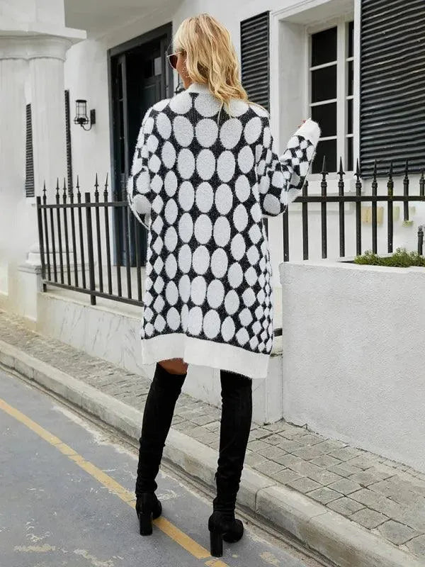 Stilla | Mønster Kvinder Strikjakke Pullover med Detaljer