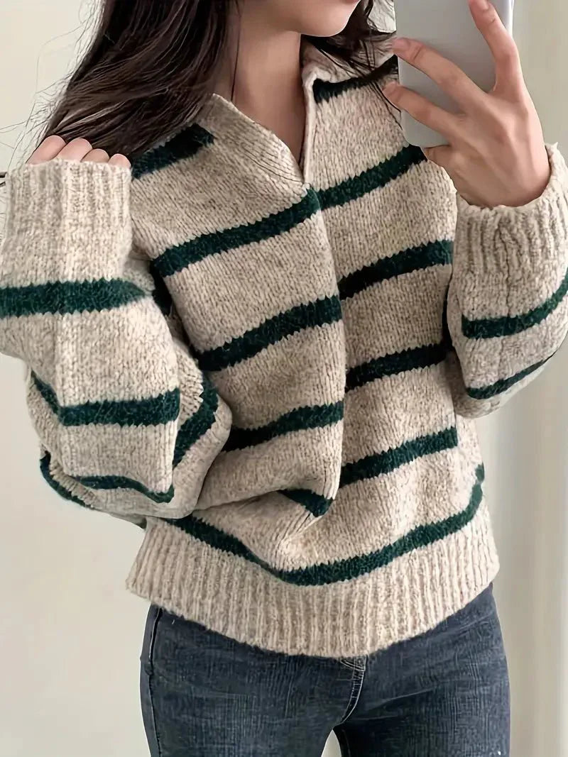Stilla | Pullover Med V-udskæring