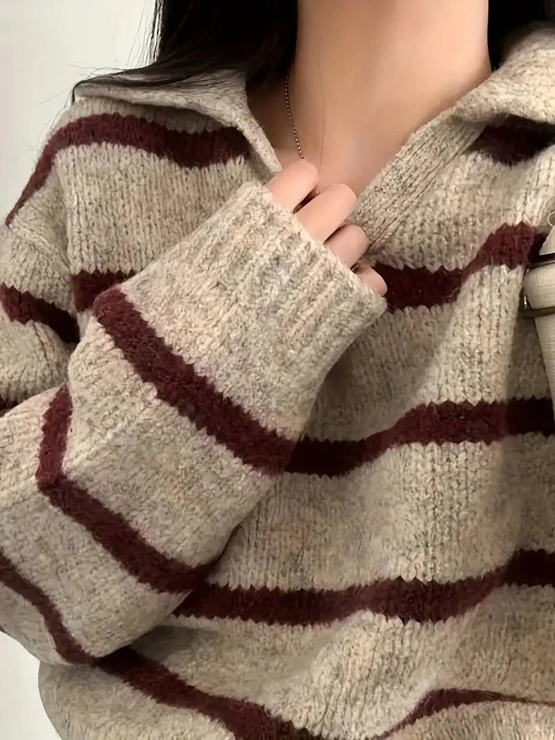 Stilla | Pullover Med V-udskæring