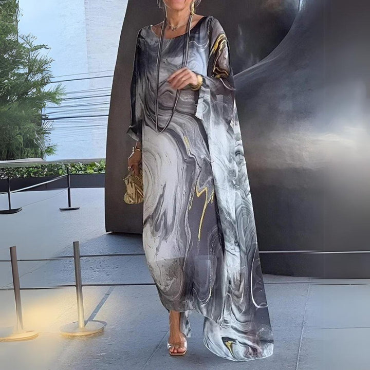 Stilla | Elegant Chiffon Sæt Kjole