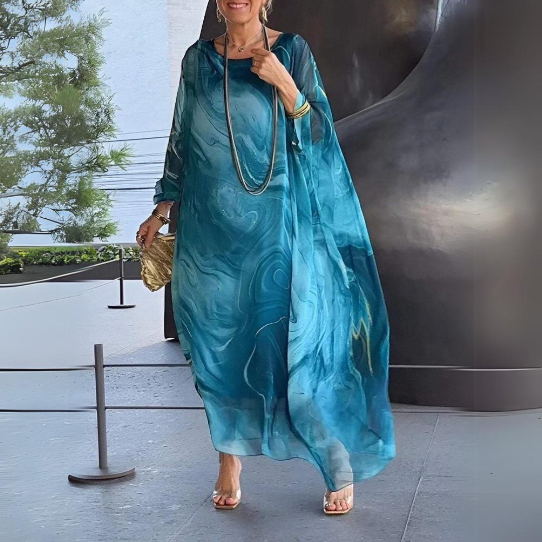Stilla | Elegant Chiffon Sæt Kjole