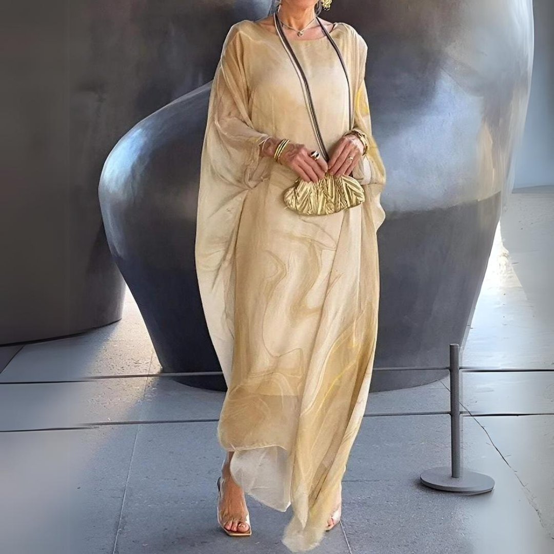 Stilla | Elegant Chiffon Sæt Kjole