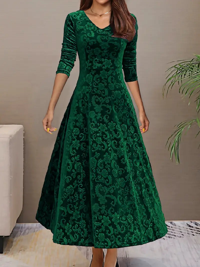 Skovae | Elegant Udstillet A-formet Kjole