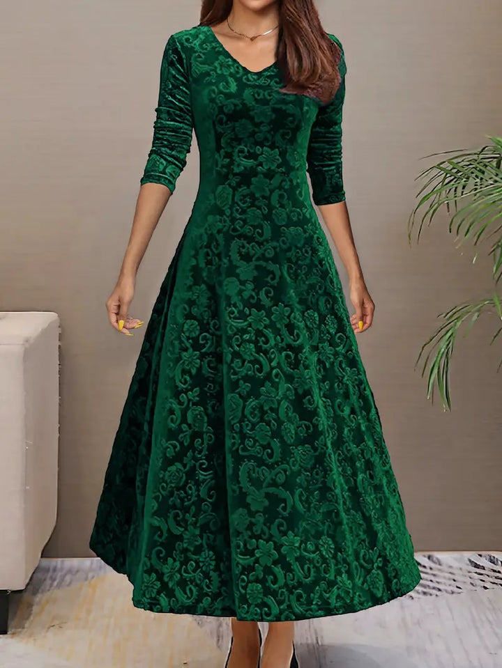 Skovae | Elegant Udstillet A-formet Kjole
