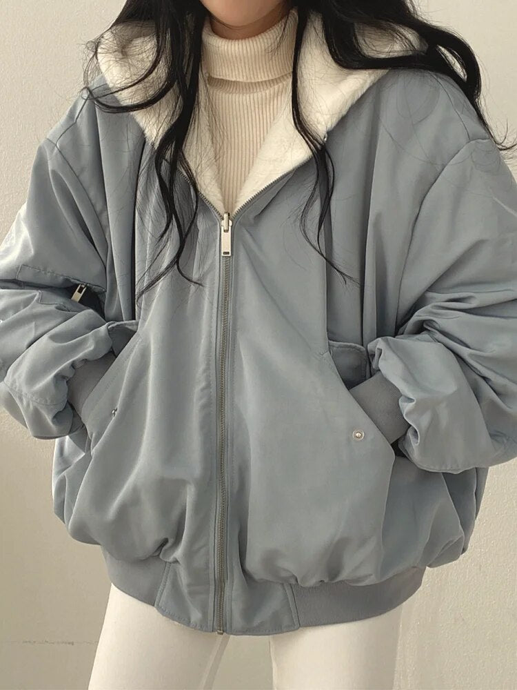 Stilla | Kvinders Puffer Jakke med Teddy Fleece
