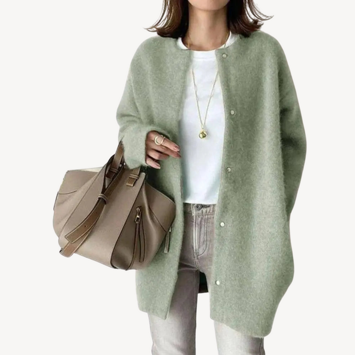 Stilla | Button-Down Uldcardigan til damer