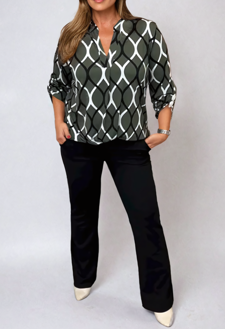 Stilla | Feminine Bluse mit lockerer Passform