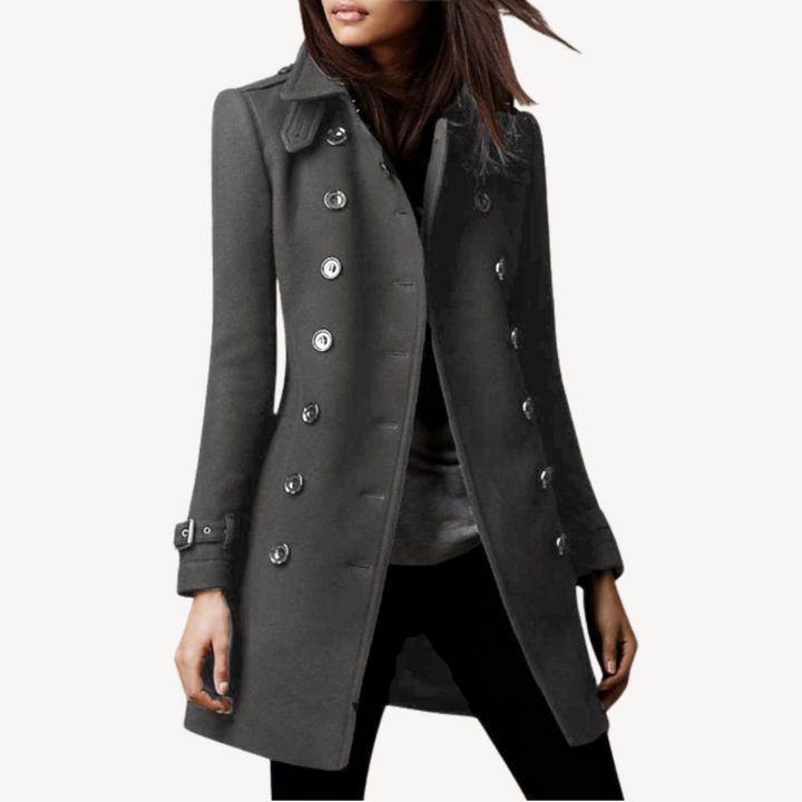 Stilla | Dame uld Peacoat