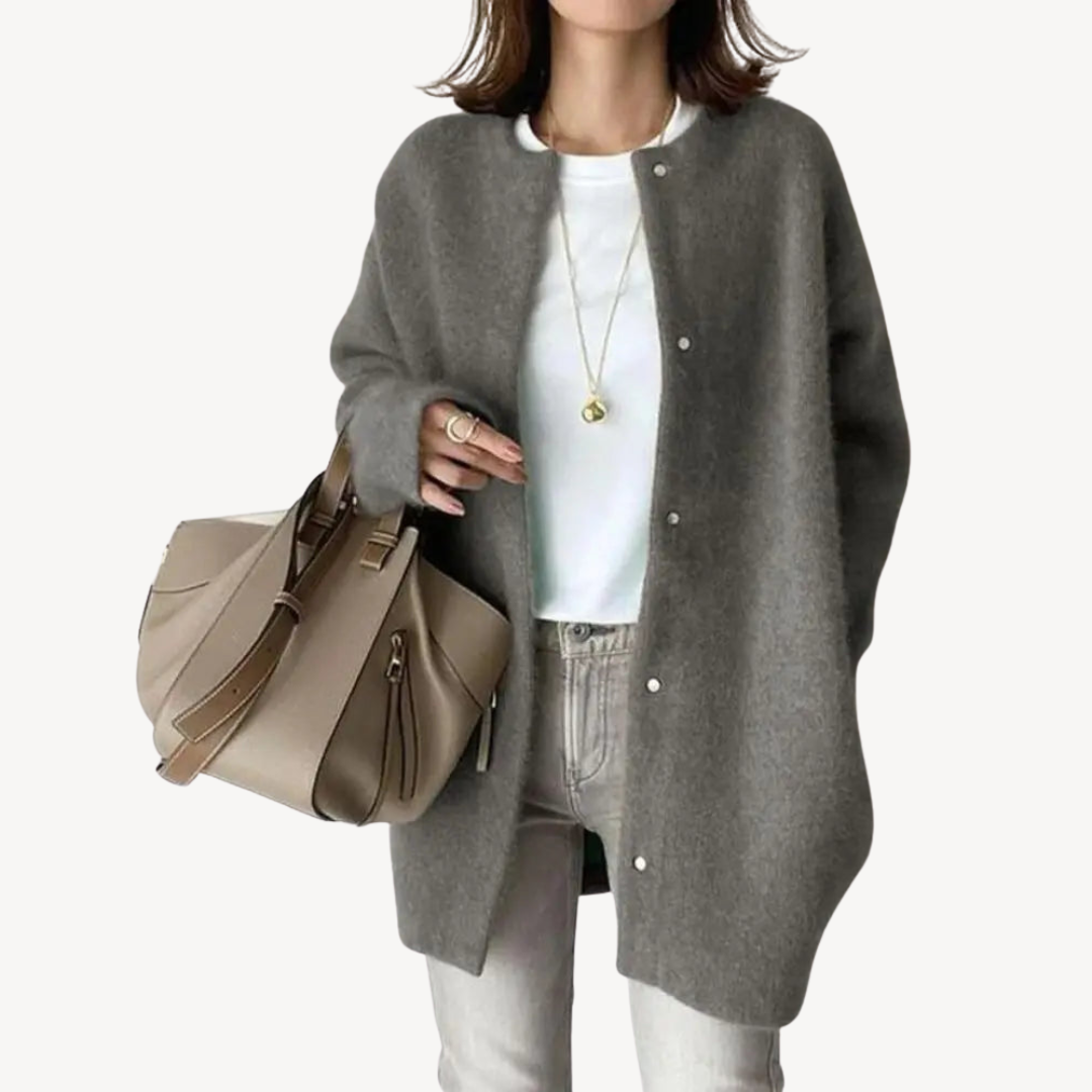 Stilla | Button-Down Uldcardigan til damer