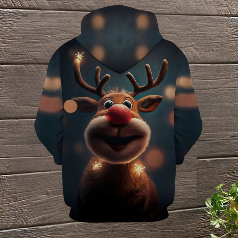 Stilla | Stilfuld Julesweatshirt med Hætte