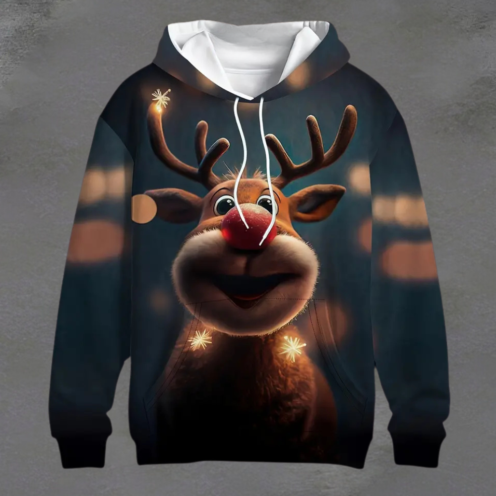 Stilla | Stilfuld Julesweatshirt med Hætte