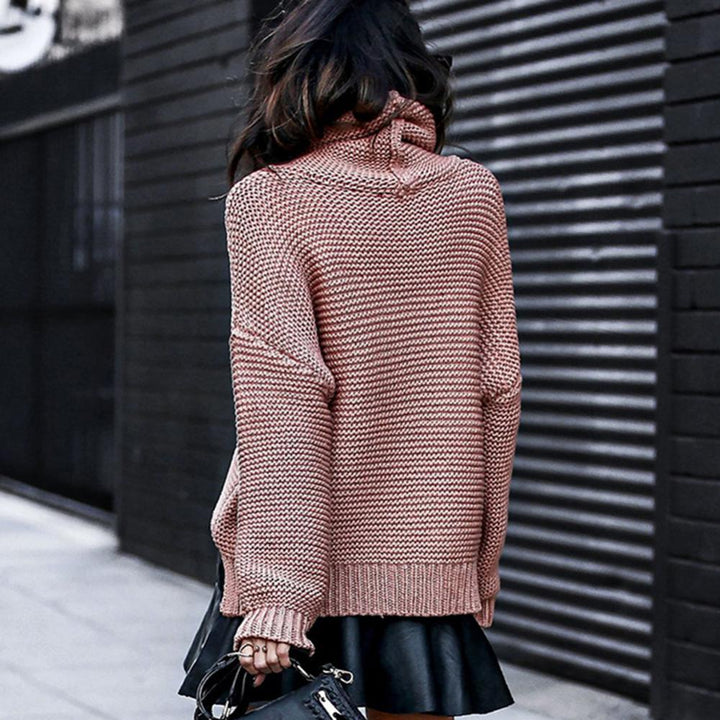 Stilla | Løs Rulle- Hals Sweater