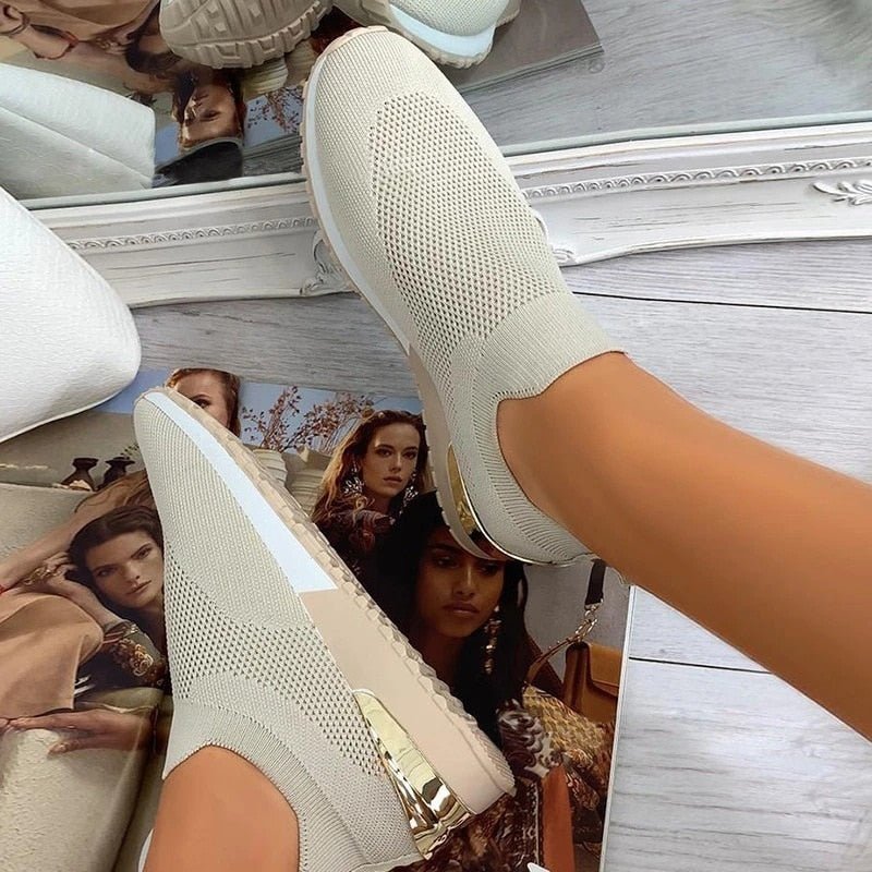 Stilla | Åndbare slip on sneakers