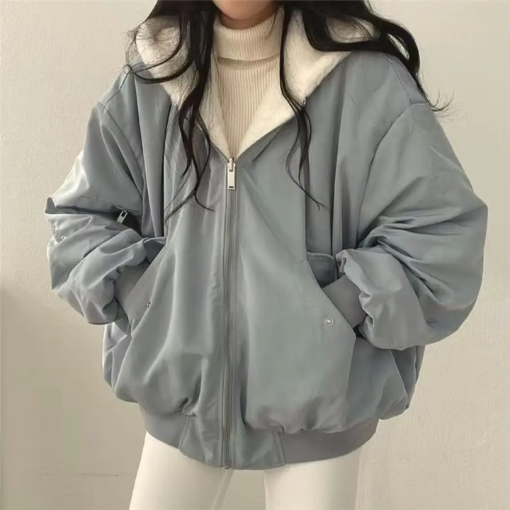 Stilla | Vendbar-Lynlås-Hoodie
