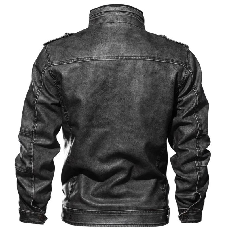 Stilla | Herre Slim-Fit Bikerjakke