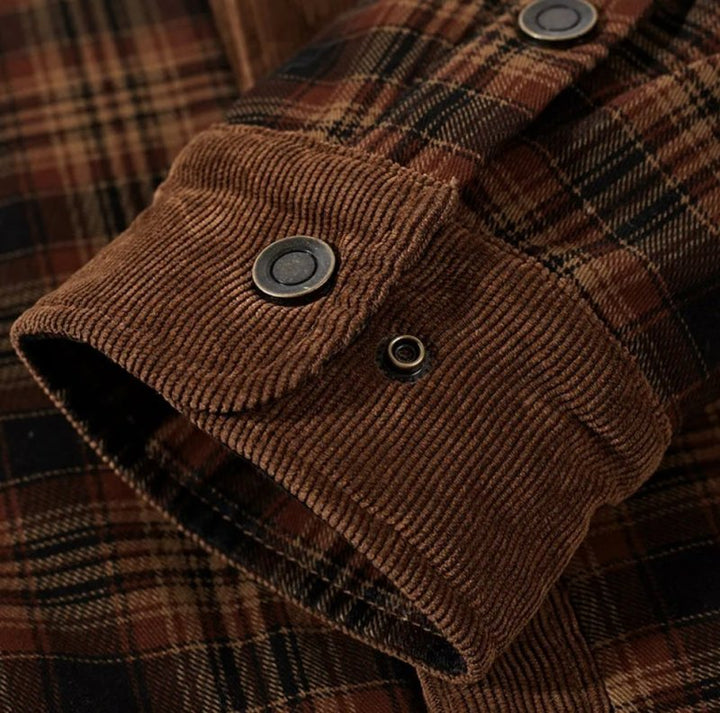 Stilla | Udendørs Flanneljakke I Skovhugger-Stil med Fleece - Fritids- og Arbejdsjakke
