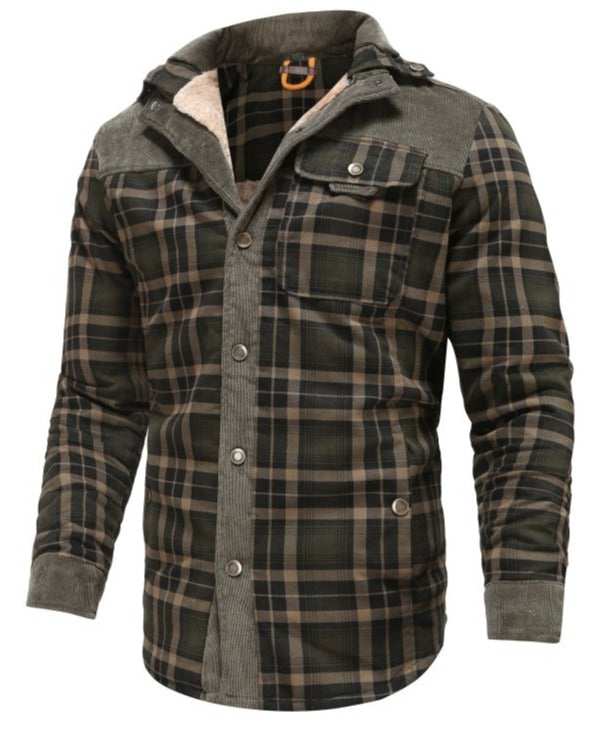 Stilla | Udendørs Flanneljakke I Skovhugger-Stil med Fleece - Fritids- og Arbejdsjakke