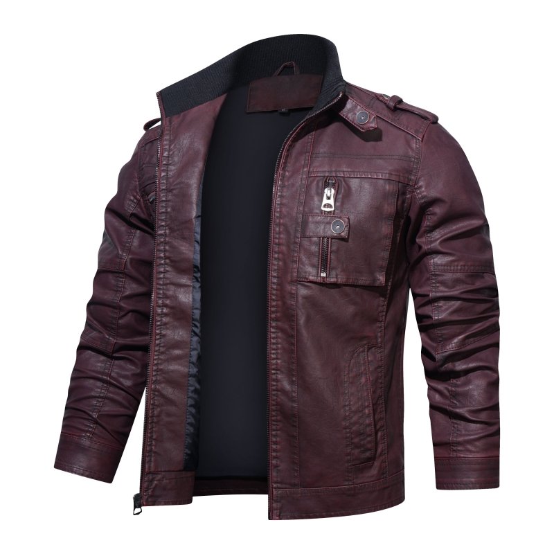 Stilla | Herre Slim-Fit Bikerjakke