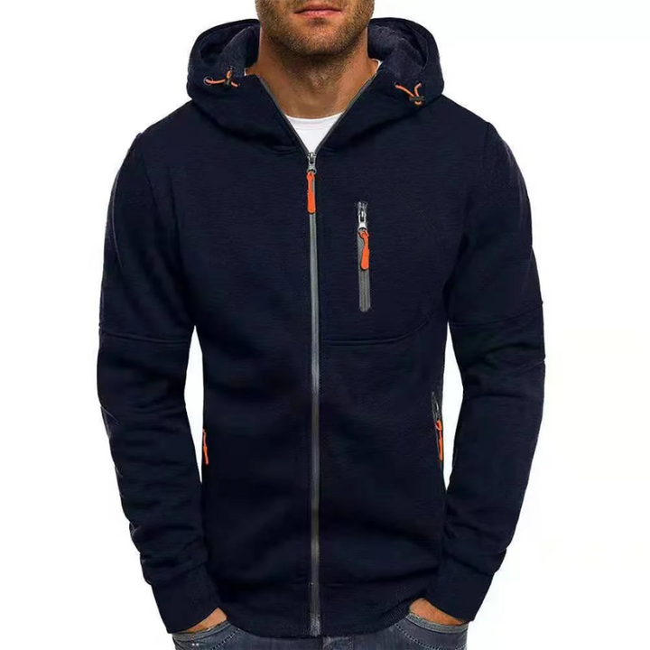 Skovae | Herrenes Hoodie med lynlås Sort Hoodie