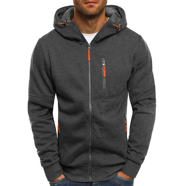 Skovae | Herrenes Hoodie med lynlås Sort Hoodie