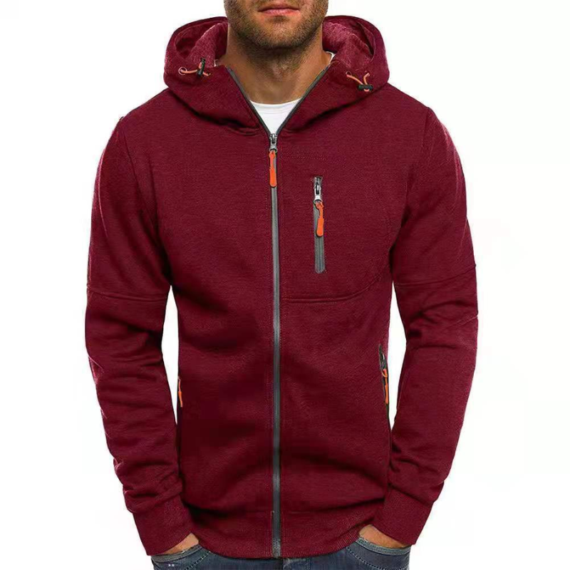 Skovae | Herrenes Hoodie med lynlås Sort Hoodie