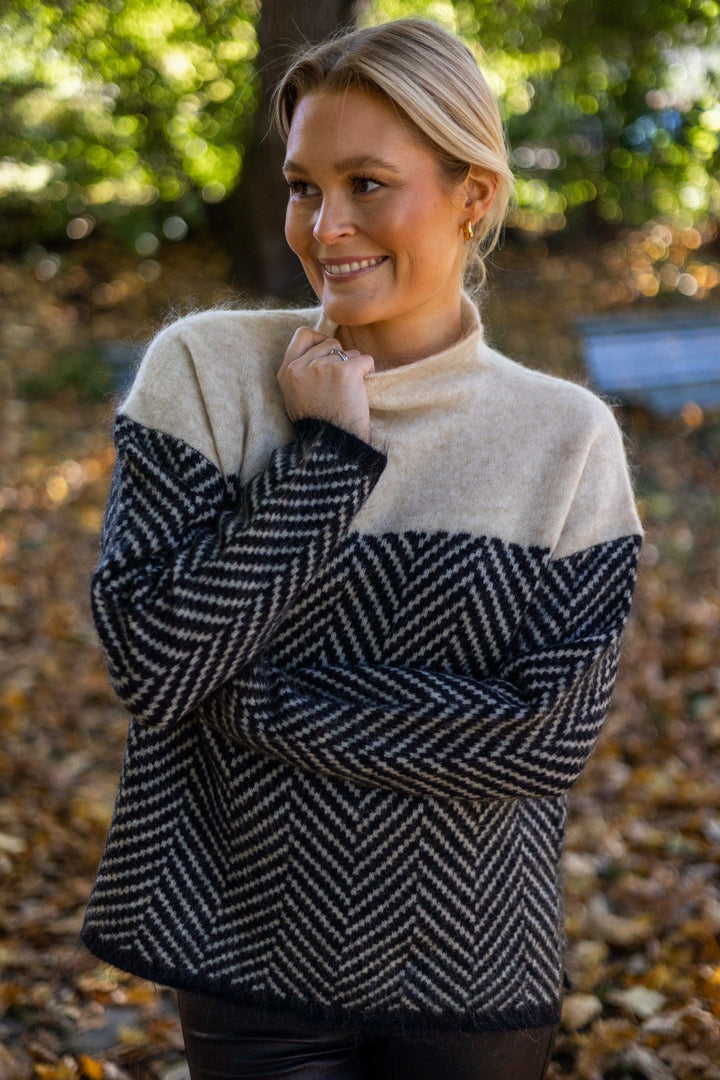 Stilla | Pullover med rullekrave af bomuld