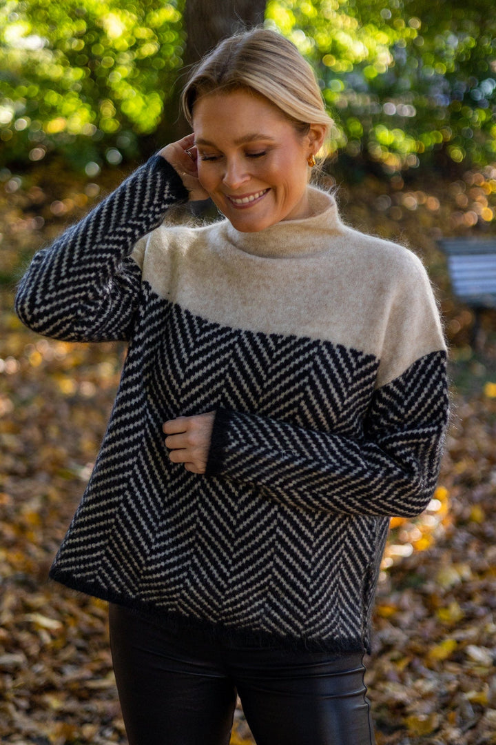 Stilla | Pullover med rullekrave af bomuld