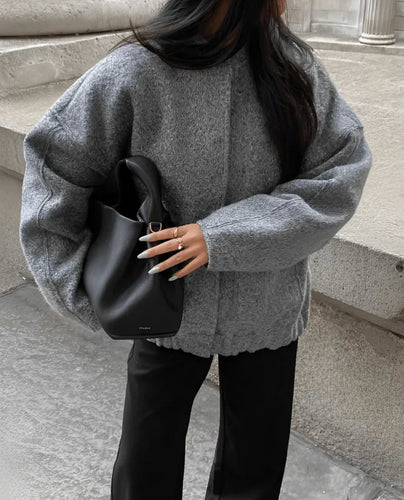 Stilla | Uldblandings Oversize Jakke