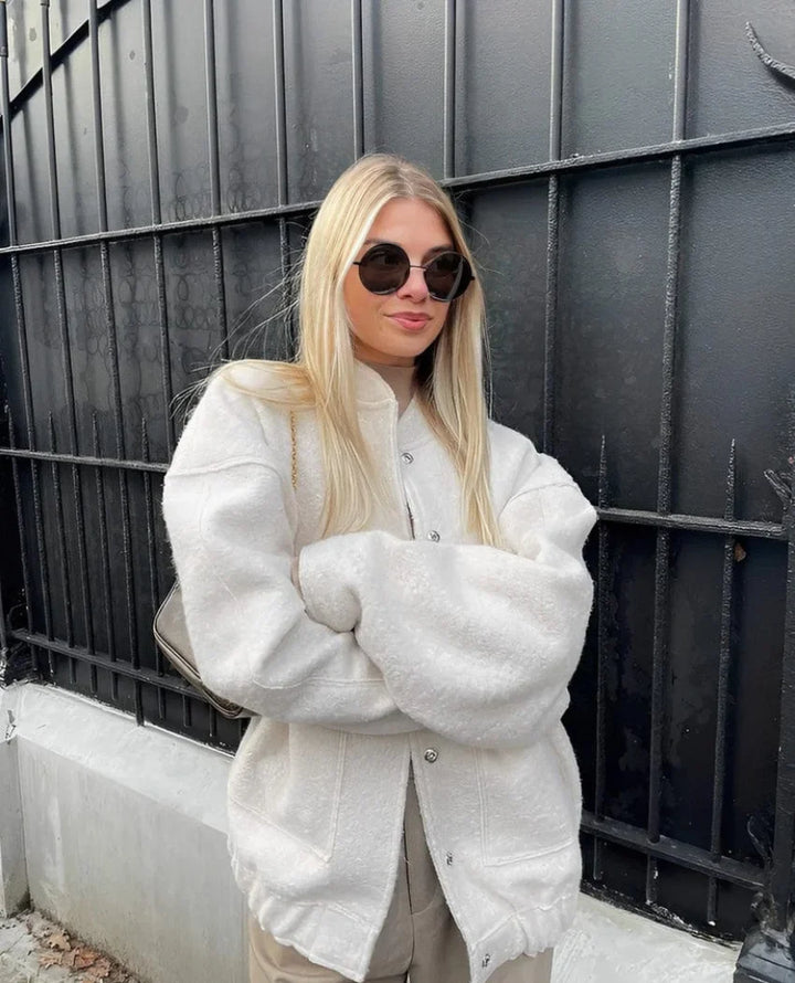 Stilla | Uldblandings Oversize Jakke