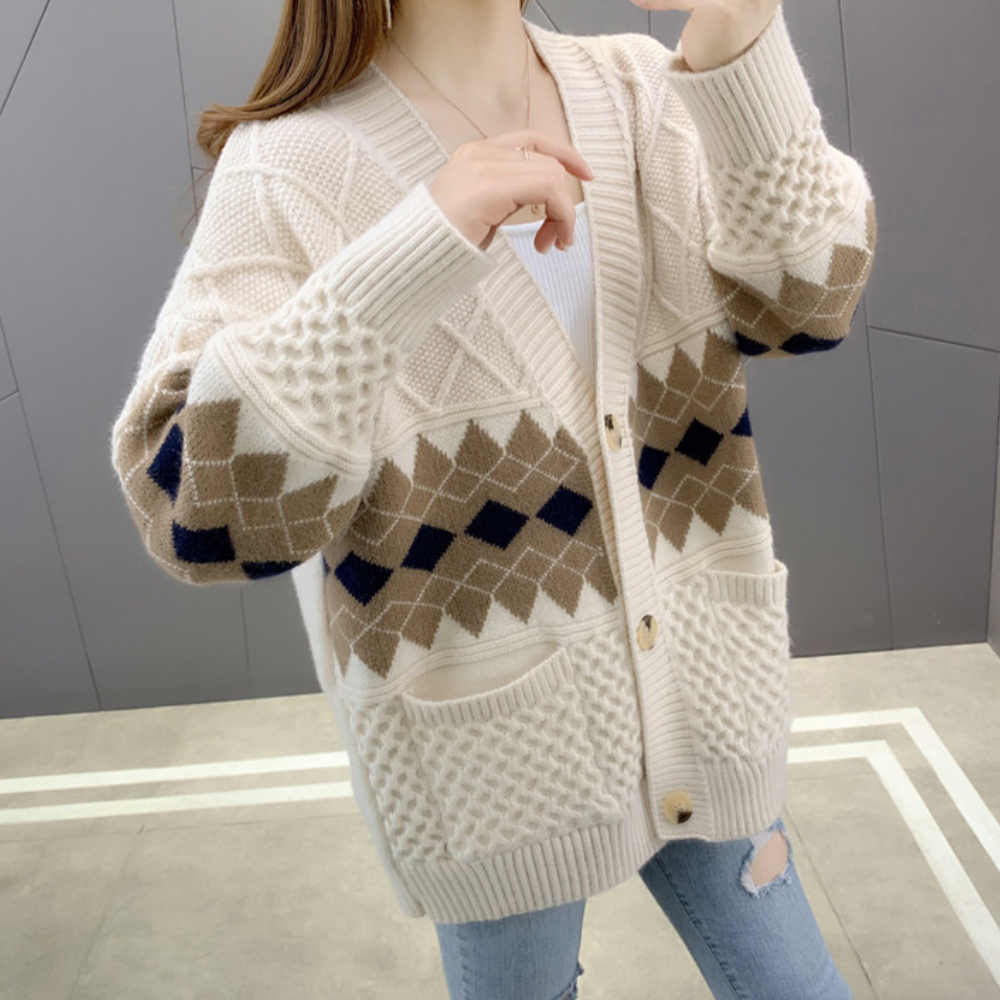 Stilla | Stylish Strikket Cardigan til Damer