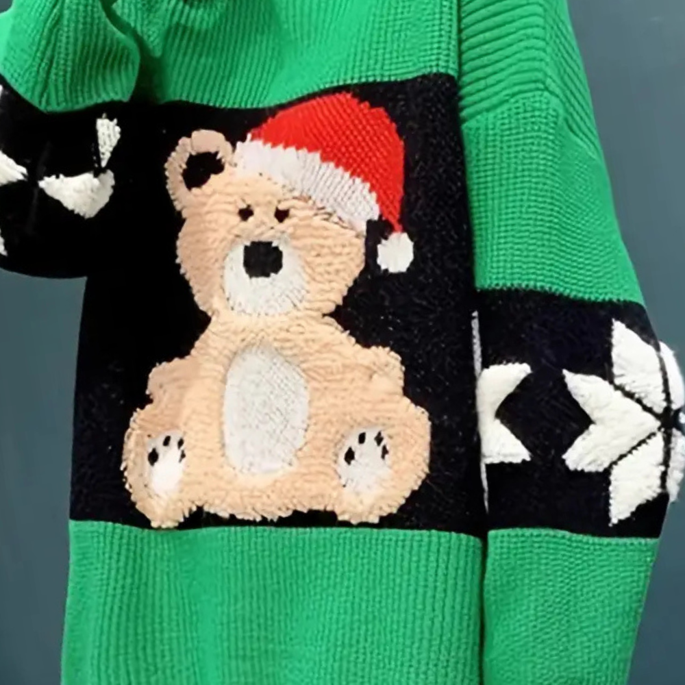 Stilla | Overdimensioneret Julesweater til Kvinder