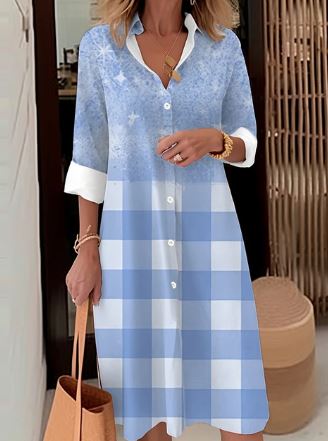 Stilla | Sofistikeret Elegante Satin Skjorte Kjole