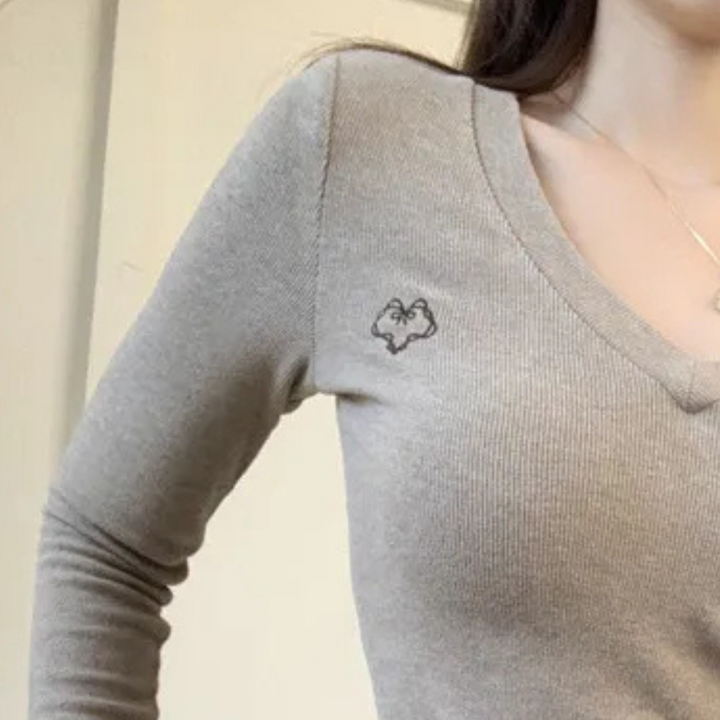 Stilla | Stilfuld Langærmet T-Shirt til Damer