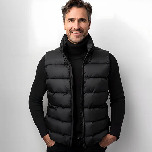 Stilla | Klassisk Quiltet Vest til Mænd