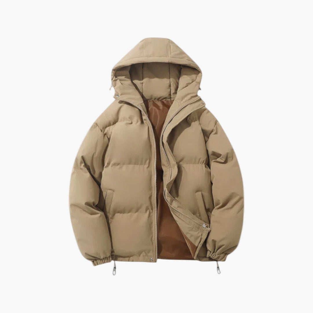 Stilla | Puffer Parka - Vinterjakke med Hætte, Dunfyld, Vandtæt, Urban Udendørs