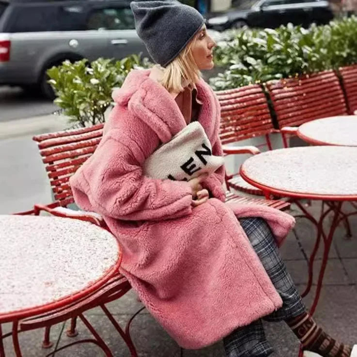 Stilla | Elegant og varm teddy bomuldsfrakke
