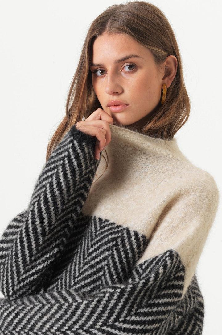 Stilla | Pullover med rullekrave af bomuld