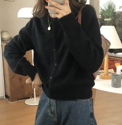 Stilla | Dame Cardigan Af Enkel Strik