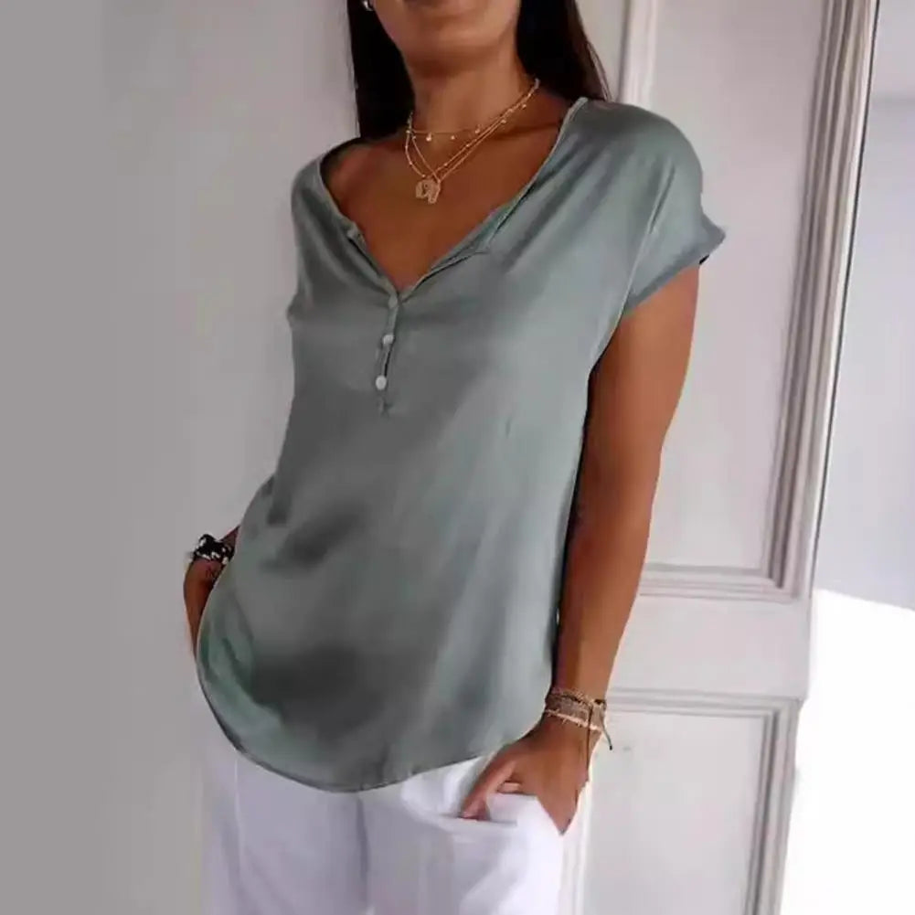 Stilla | Elegant Top Med V-Udskæring