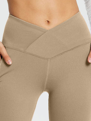 Stilla | Farve Casual Damernes Høj Talje Slank Bred Ben Yoga Fitness Bukser