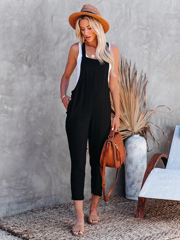 Stilla | Street Trendy Kvinder's Bomulds Casual Bukser Overalls