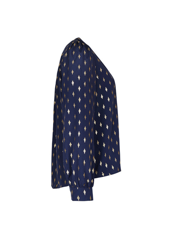 Stilla | Sleeve Bronzing Bluse
