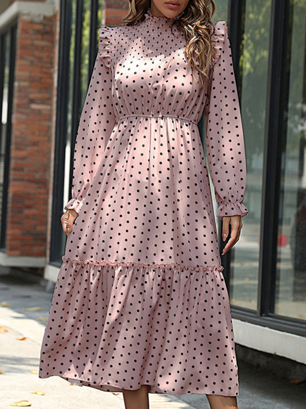Stilla | Ærmeløs Polka Dot Kjole